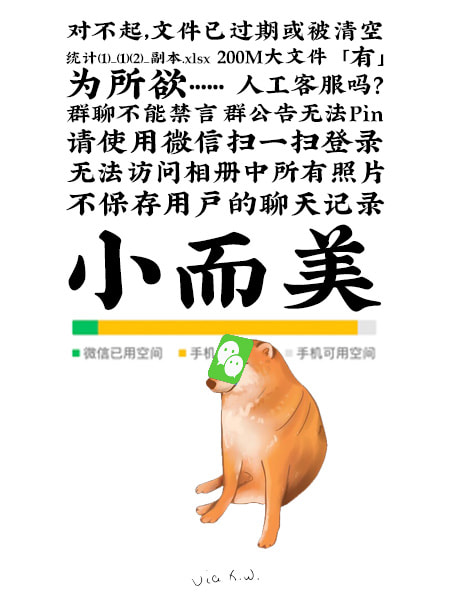 微信可真的是太好用了(Meme 素材来源:Elkin)